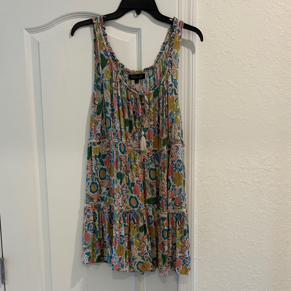 Rachel Zoe Multicolor Floral Tank Top